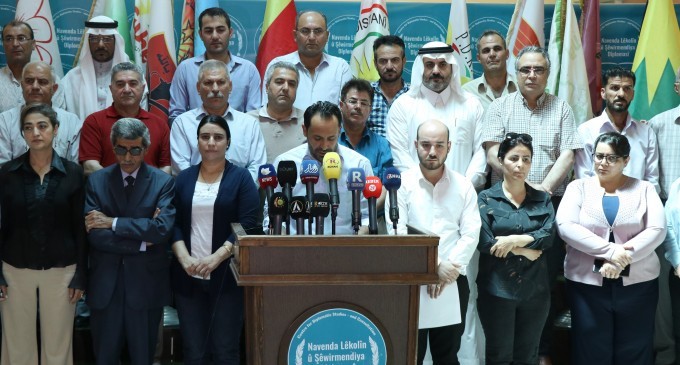 Kuzey ve Doğu Suriye’de 34 siyasi partiden ortak çağrı: Hava sahası kapatılsın