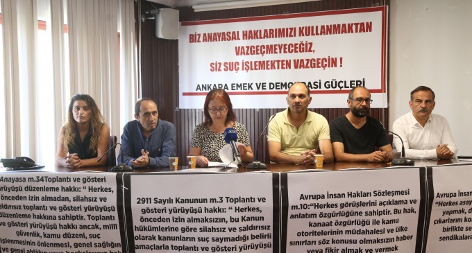 ‘Ankara’da demokratik haklar sivil darbeyle askıya alındı’