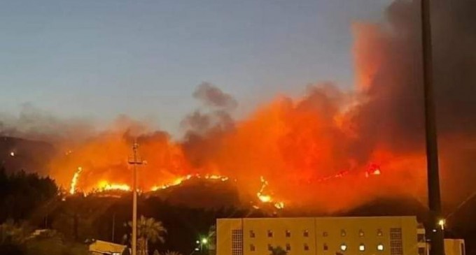 Marmaris yangını büyüyor: Askeri lojman boşaltıldı
