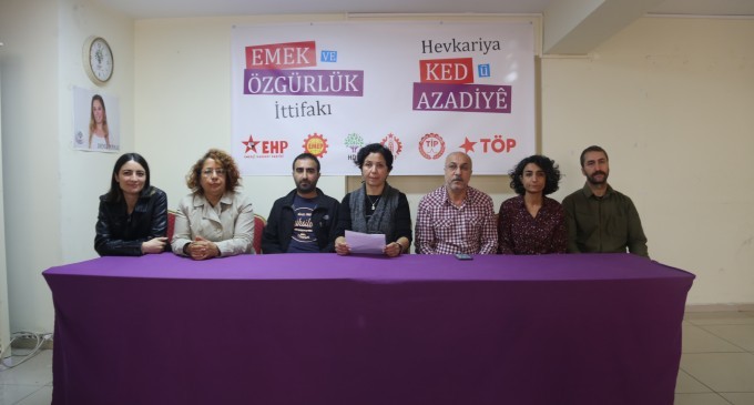 Emek ve Özgürlük İttifakı İzmir’de halk buluşması düzenleyecek