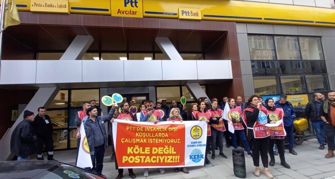 PTT işçileri taleplerini sıraladı: Köle değil postacıyız