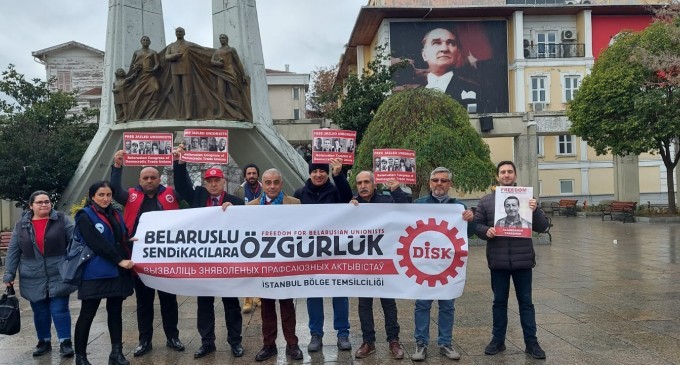 DİSK: Belaruslu sendikacılara özgürlük