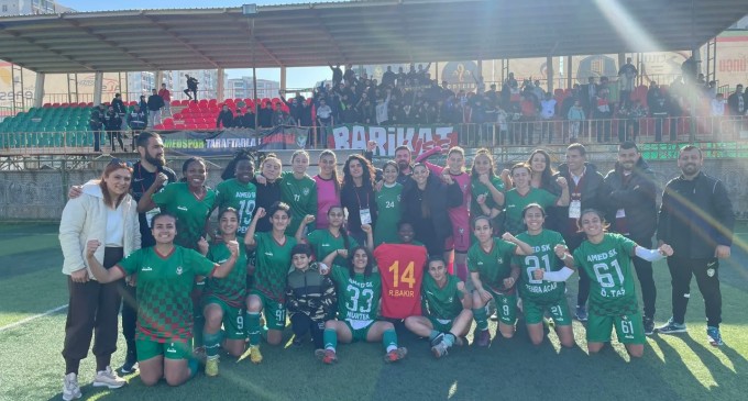 Amedspor Kadın Futbol Takımı’ndan 2-1’lik galibiyet
