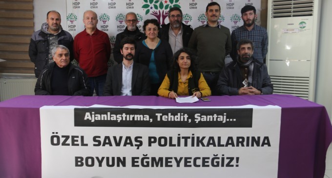 HDP: İzmir’de partimize dönük özel savaş faaliyetleri yürütülüyor