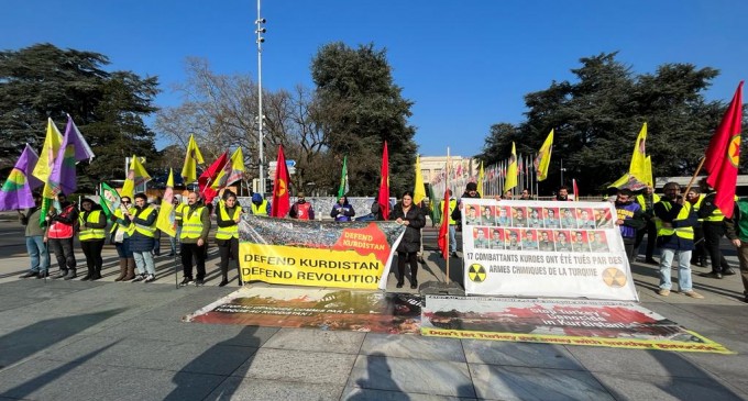 BM önündeki eylemde depreme dair dayanışma çağrısı