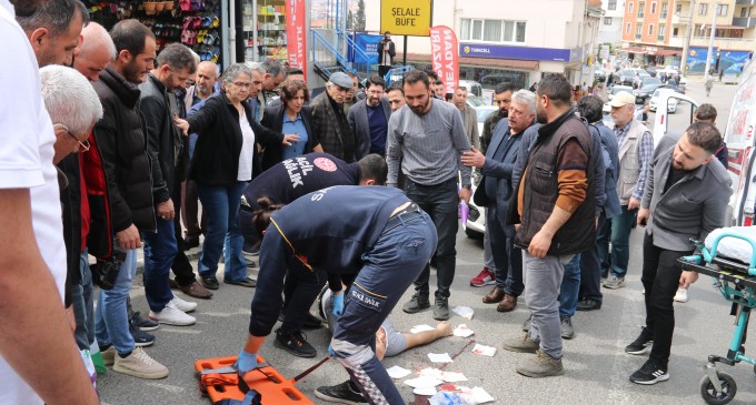 Yeşil Sol Parti’nin Gebze konvoyunda kaza