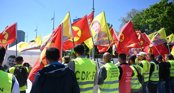 Abdullah Öcalan’ın özgürlüğü için BM önünde eylem