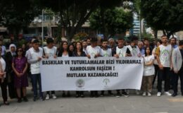 Adana’da tutuklama protestosu