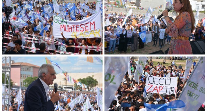Ahmet Türk: İktidar partisi gideceğini görüyor<br>Aydeniz: Çözümün muhatabı Abdullah Öcalan’dır