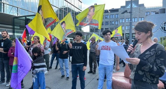 Mexmûr’a yönelik abluka Aarau’da protesto edildi