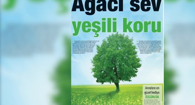 Yeni Yaşam’dan ‘Ağacı sev yeşili koru’ manşeti