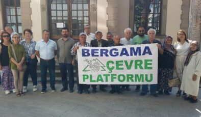 Bergama’da RES protestosu: Toprağıma dokunma!