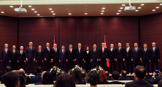 Erdoğan kabinesi Resmi Gazete’de yayımlandı